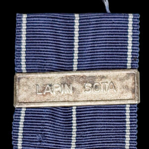 Jatkosodan muistomitali sojella ”Lapin sota”
