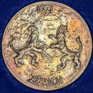 E. Stanzani 1971 Zurich Silver Medal