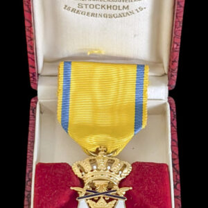 Sweden, Order of the Sword Knights Cross in Gold