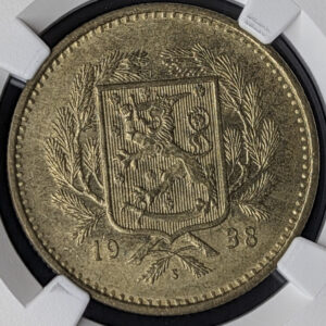 Finland 1938 10 Markkaa NGC MS 64