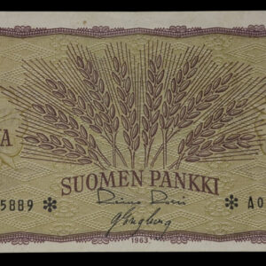 1 Markka 1963 Tähti A0125889 Ro – Eng