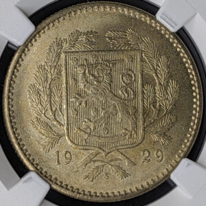 Finland 1929 10 Markkaa NGC MS 65
