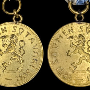 Finland, 1881-1902 Commemorative Medal of the Old Finnish Army, Type I & II