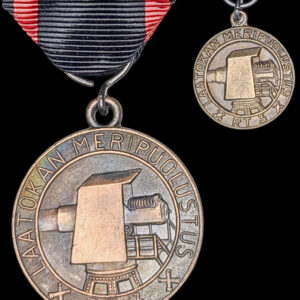 Finland, 1939-40 Medal for Lake Ladoga Coastal Defence with Miniature