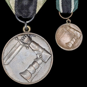 Finland, Civil Guard Medal of Merit with Miniature