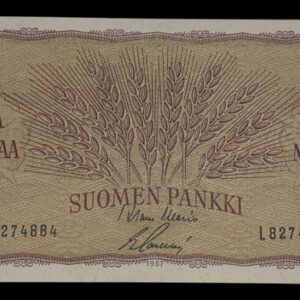 100 Markkaa 1957 L8274884 War – Sac