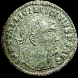 Licinius I 313 AD, Æ Follis, Siscia