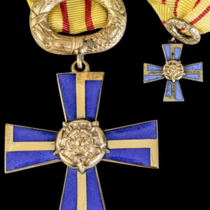 Finland Order of the Cross of Liberty 3rd Class 1939 without Swords + Miniature