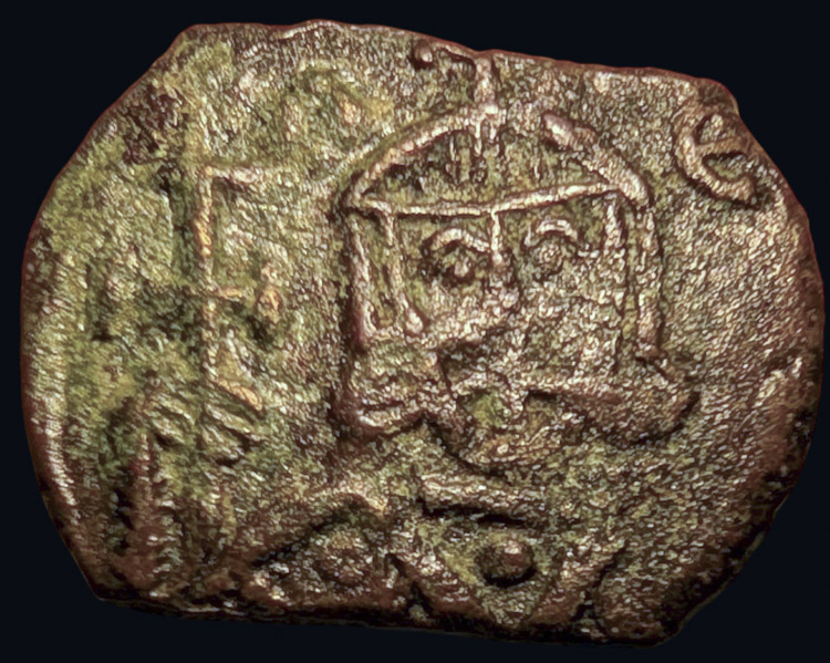 Bysantin Valtakunta, Leo V 813-820 jKr., Æ 40 Nummi, Syrakusa - Image 2