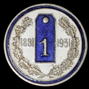 Finland, Old Finnish Army 1881-1931 Uudenmaan Sharpeshooter Battalion 1 Badge