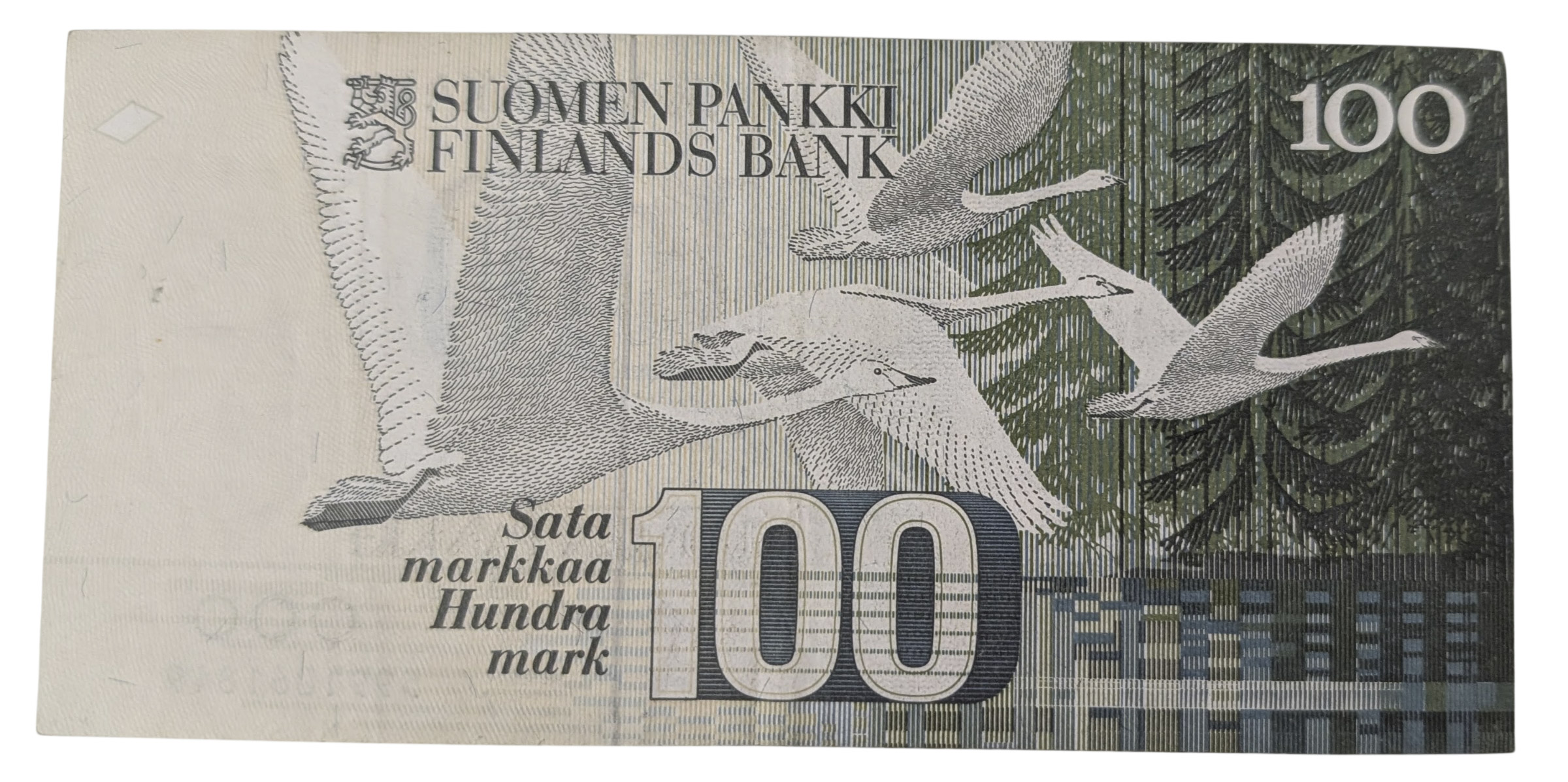 Finland 1986 100 Markkaa Replacement 5991061849 Ol – Pu - Image 2