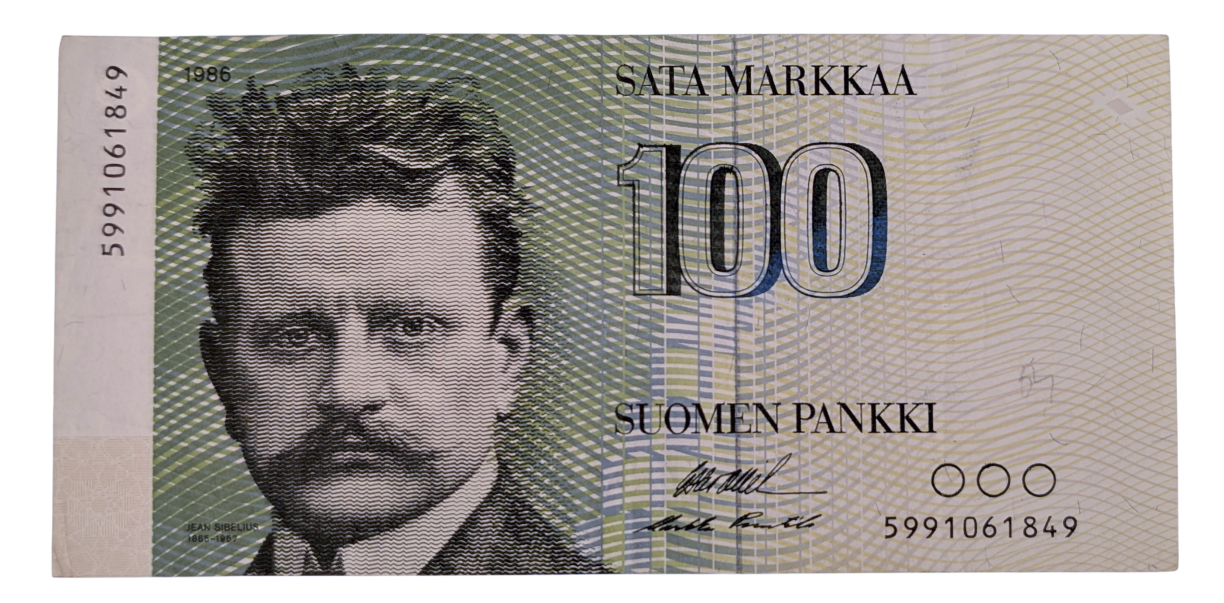 Finland 1986 100 Markkaa Replacement 5991061849 Ol – Pu