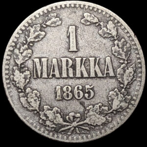 Finland 1865 1 Markka