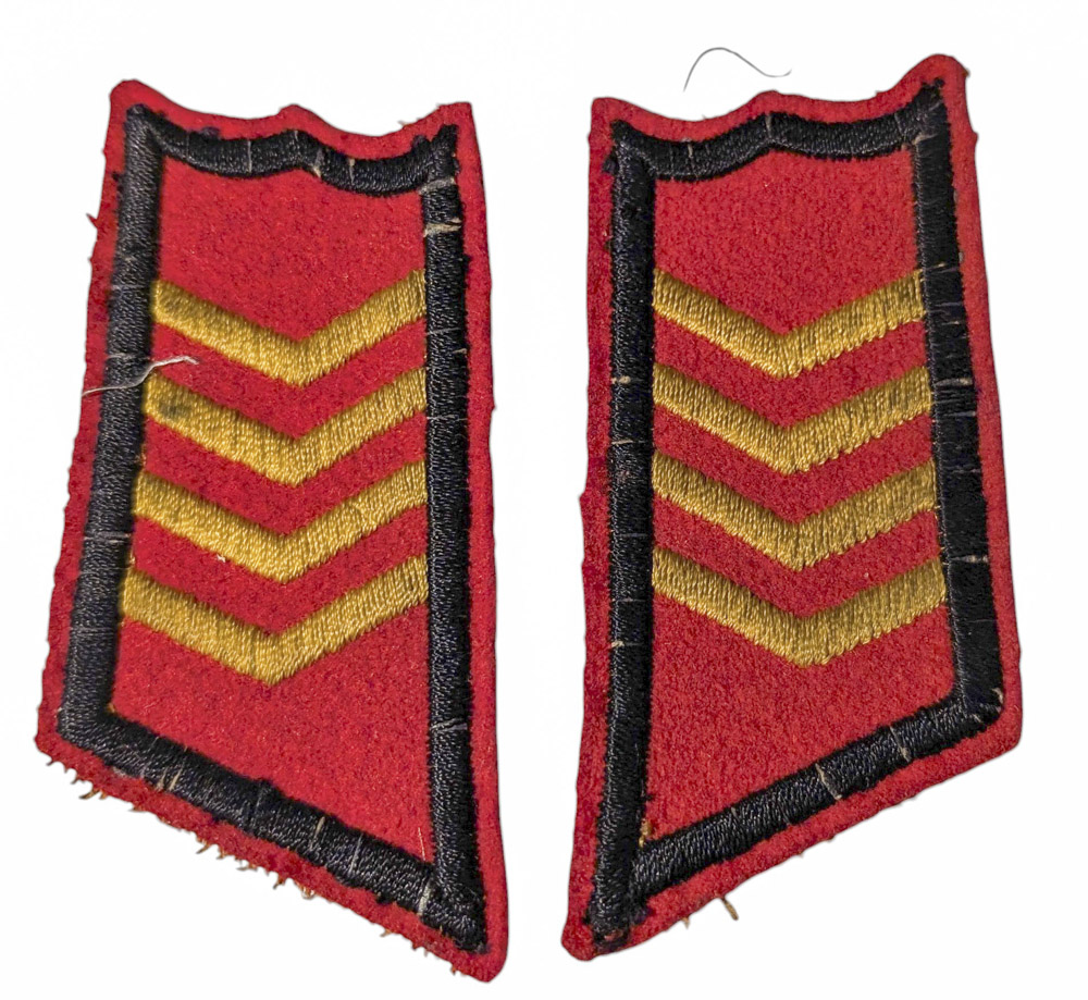 Filand, Artillery Staff Sergeant's Collar Tabs