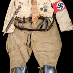 German SA (Brown Shirts) Uniform, Dagger, Cap & Badges