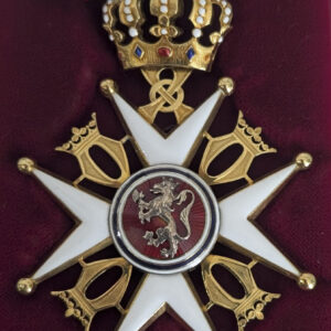 Norway, a Cased Order of St. Olav In 18K Gold, 2nd Class Commander