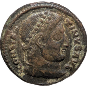 Konstantinus suuri 328 jKr., Æ Nummus, Thessaloniki