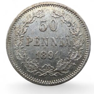 50 Penniä 1891 L