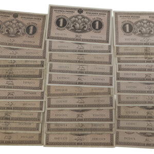 Finland 1916 1 Markka 30pcs lot