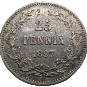 25 Penniä 1897 L