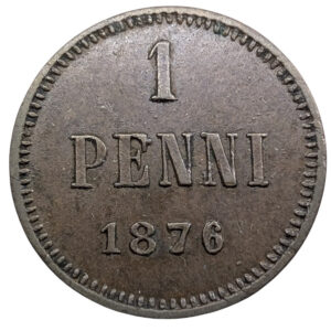 Finland 1876 1 Penni
