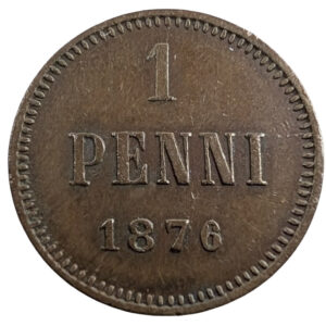 Finland 1876 1 Penni