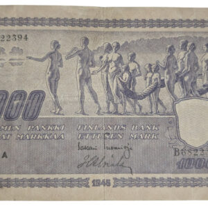 1000 Markkaa 1945 B1908879 Tuo – Wah