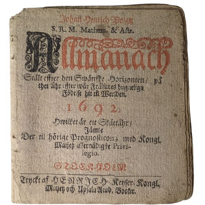 Almanakka 1692