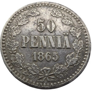 50 Penniä 1865 s