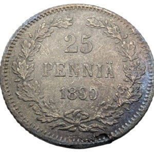 25 Penniä 1894 L