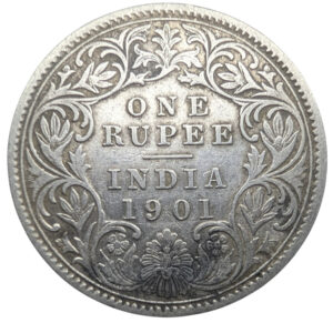 Intia 1 Rupee 1901 C