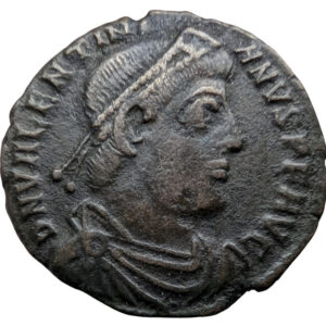 Valentinianus I, 367-375 jKr., Æ nummus, Sisak