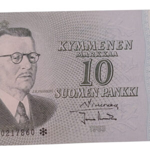 Finland 1963 10 Markkaa Litt. A Star/Replacement T0217860 Sim – Ara