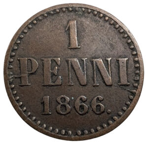 Finland 1866 1 Penni