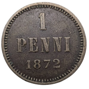 Finland 1872 1 Penni