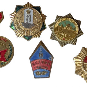 Mongolia / Korea lot of Badges