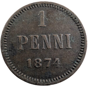 Finland 1874 1 Penni