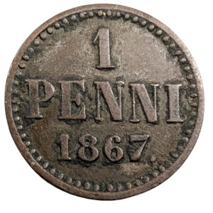 Finland 1867 1 Penni