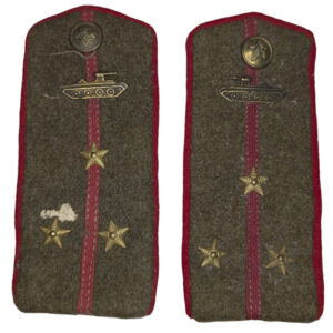 Soviet Union m43 Senior Lieutenant Armored Units Shoulder Boards