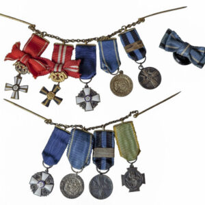 Finland Miniature Medal Grouping