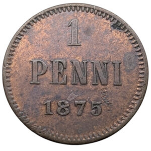 Finland 1875 1 Penni