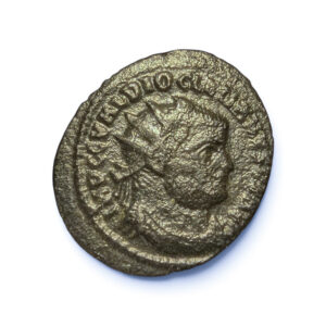 Diocletianus 295-296 jKr., Æ Antoninianus, Herakleia