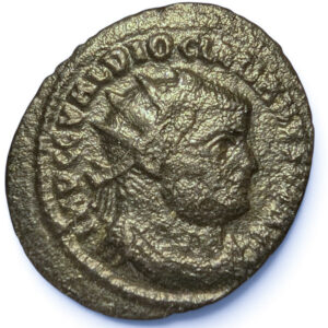 Diocletian 295-296 AD, Æ Antoninianus, Heraclea