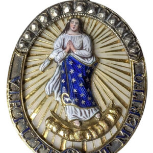Spain 19th Century Order of Charles III Badge, Converted to Pendant