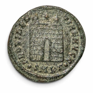 Konstantinus Suuri 327-328 jKr., Æ Follis,  Kyzikos
